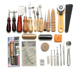 37pieces Leather Craft Set Kit, For Beginner