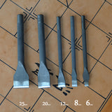 Seiwa Flat Prong Leather Stitching Chisel Pricking Iron- 20/25mm prongs