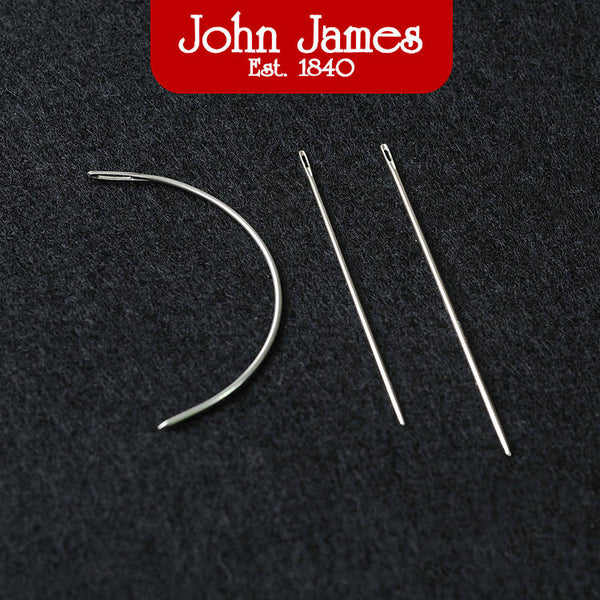 Leather Working Tools John James Saddlers Harness Needles - LeatherMob