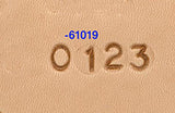 Elle Kyoshin Japan Number Stamp Set Large (0-9) 9 book leather craft imprinted alphabet Leathercraft