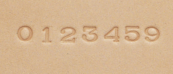 Japan Number Stamp Set (0-9) 9 book leather craft imprinted alphabet Leathercraft Craft Tool DIY