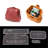 Leather Working Tools Docter type Coin Bag Acrylic Template - LeatherMob