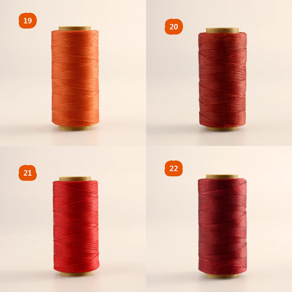 150D 250m Flat Thread Wax Line Leather Sewing 1mm Waxed Thread