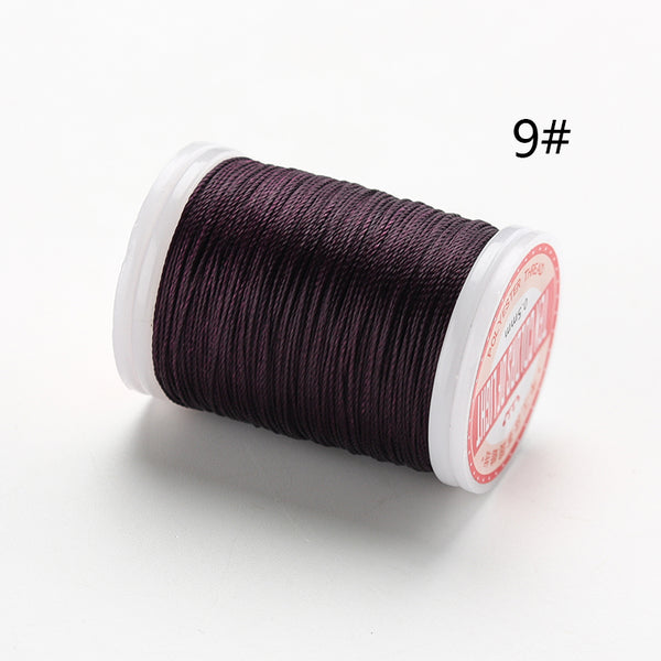 Round Waxed Polyester Thread 0.5mm – LeatherMob
