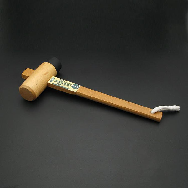Japanese Sun up Carpenter Wood & Rubber Hammer Mallet Kiduchi Tool Wooden Craft leathecraft handmade