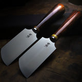 Oblique Round/Round/Flat M390 or XW42 Skiver Knives Cutting Skiving Edge Leather Leathercraft Tool