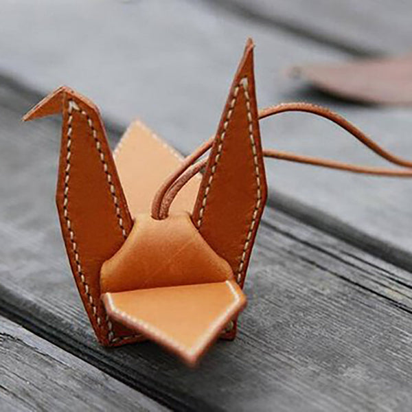 Leather Working Tools Papercrane Keychain Acrylic Template - LeatherMob