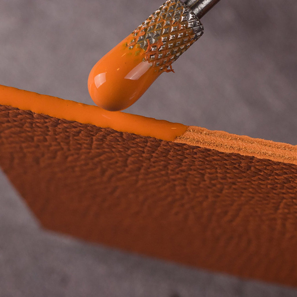 How to Edge Paint Leather
