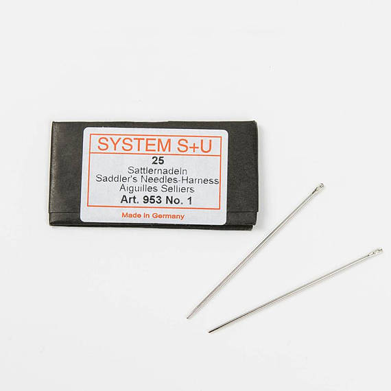 Leather Working Tools Leathermob Germany SYSTEM S+U Saddlers' Harness Needles /Leather Hand Sewing craft leathercraft Tool - LeatherMob