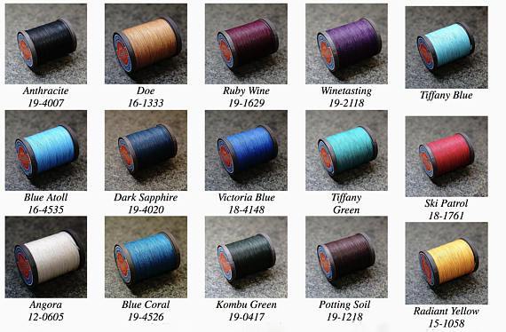 Atelier Amy Roke Linen thread 0.45mm(632) Sewing Cable Leathermob Leather leathercraft Craft Tool