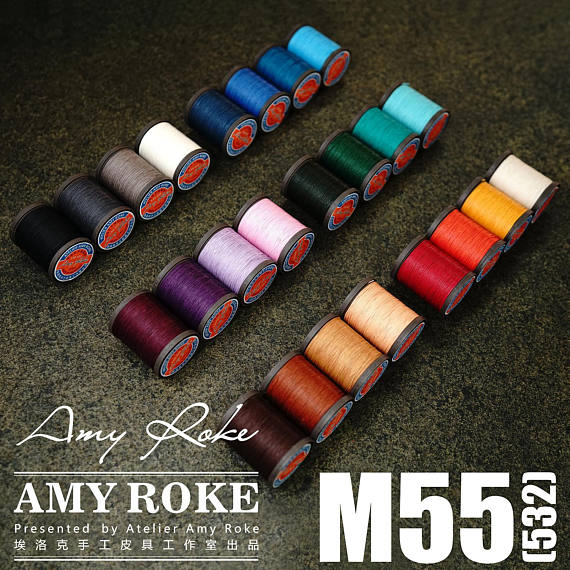 Leather Working Tools Atelier Amy Roke Linen thread 0.55mm(532) Sewing Cable Leathermob Leather leathercraft Craft Tool - LeatherMob