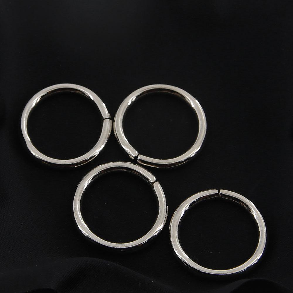 60Pcs 6 Sizes Gold Metal O Rings Multi-Purpose Buckle Loop Ring for Hardware  Bag | eBay