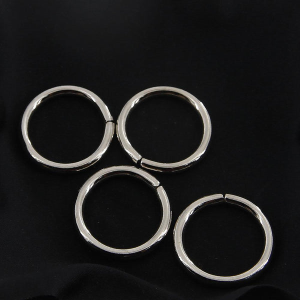 6pcs Oval Rings Flat Metal Purse Ring Buckle Strap Keeper Loop DIY Bag Belt  Leathercraft VTLV - Etsy