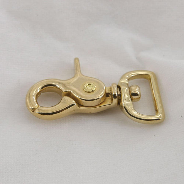 21mm Swivel Trigger Spring Snaps Solid Brass Clips Hook Strap Belt Japan Leathercraft Leather