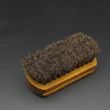 Mini Size Brush Wooden Polish Maintain Cleaning, Horsehair