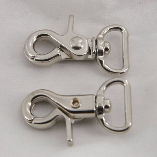 21mm Swivel Trigger Spring Snaps Clips Hook Eye Round Japan LeatherMob Leathercraft Leather