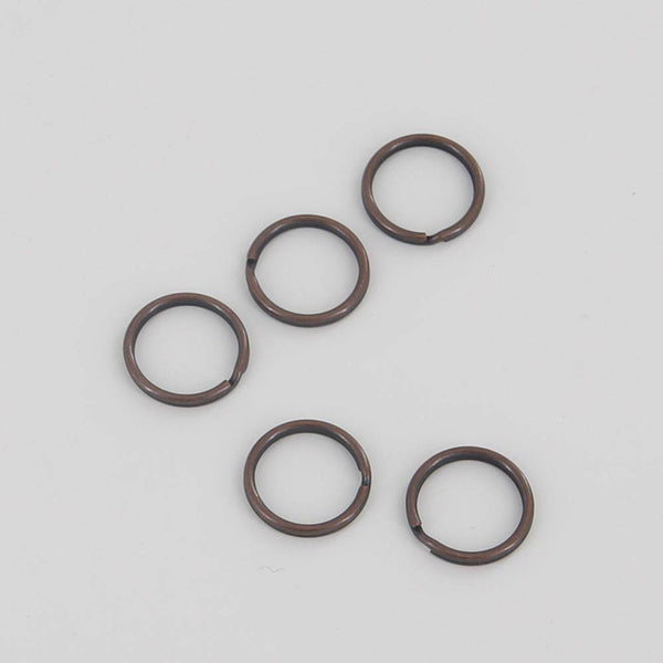 18mm O-Ring Key Ring Holder Silver Hardware LeatherMob Leathercraft Leather