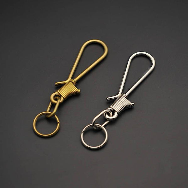 Kyoshin Elle Japan Leathercraft Hardware Coil Brass Hook S/M/L for Leather Leathermob