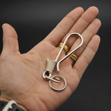 Kyoshin Elle Japan Leathercraft Hardware Coil Brass Hook S/M/L for Leather Leathermob
