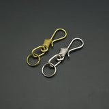 Leather Working Tools Kyoshin Elle Japan Leathercraft Hardware Coil Brass Hook S/M/L for Leather Leathermob - LeatherMob