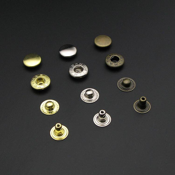 15mmx5.5mm HASI Line Snaps Head Diameter Ring Rivet Studs Accessories Japan Seiwa Leathercraft