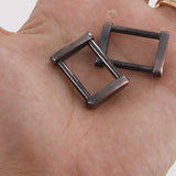 21mm Rectangular Ring Solid Square Ring Strap Buckle Strap Connector High End Leathercraft Leather