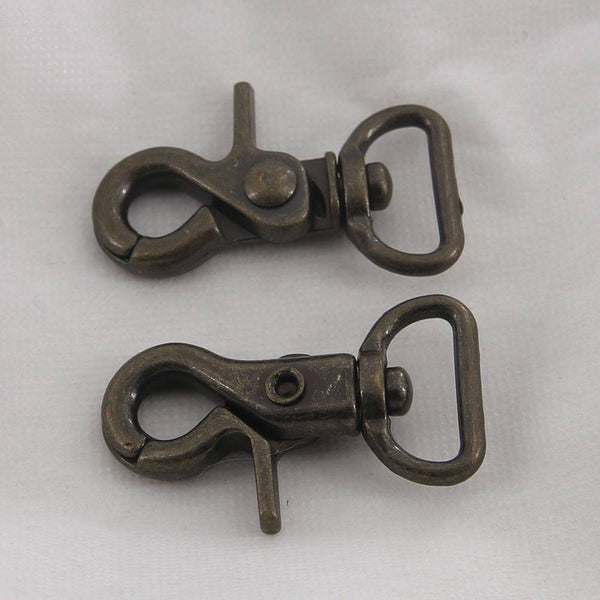 18mm Swivel Trigger Spring Snaps Clips Hook Eye Round Japan LeatherMob Leathercraft Leather