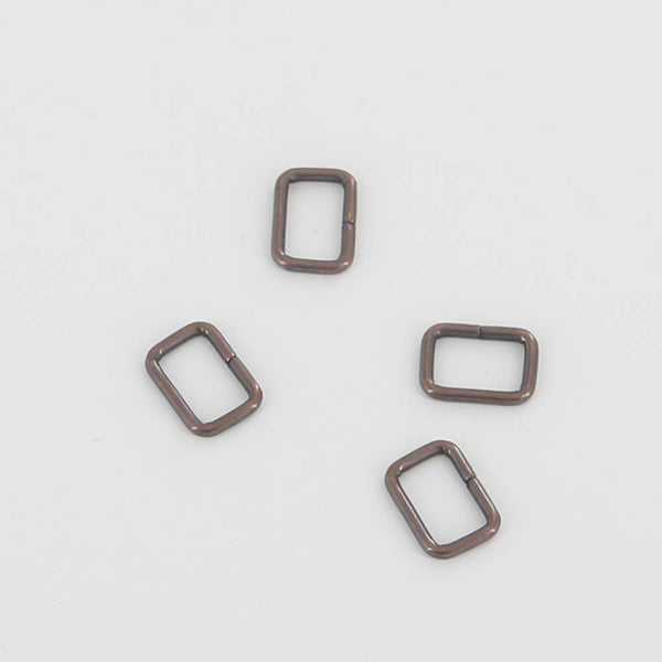 12mm Rectangular Wire Loops Rings Purse Handbag Hardware LeatherMob Leathercraft Leather