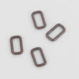 15mm Rectangular Wire Loops Rings Purse Handbag Hardware LeatherMob Leathercraft Leather