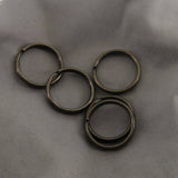 Leather Working Tools 18mm O-Ring Key Ring Holder Silver Hardware LeatherMob Leathercraft Leather - LeatherMob