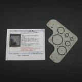 Kyoshin Elle Japan Leathercraft Corner and Circle Stencil for Cutting Rounded Corners ruler
