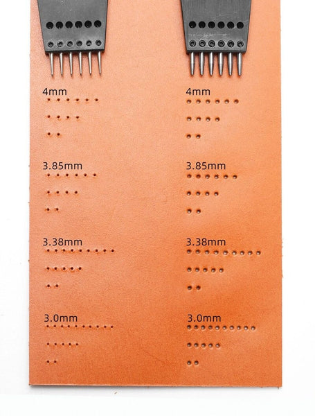 Wuta Removable Circle Round Pricking Iron Chisel