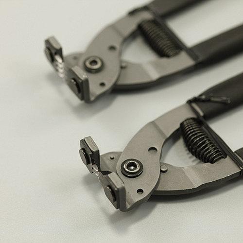 4mm Pliers Diamond Point Pricking Iron Leather Stitching Chisel Leather Nippers Leathercraft