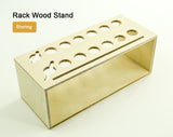 Rack Wood Stand for Storing Leather Tools LeatherMob Kyoshin Elle Leathercraft Craft