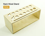 Leather Working Tools Rack Wood Stand for Storing Leather Tools LeatherMob Kyoshin Elle Leathercraft Craft - LeatherMob