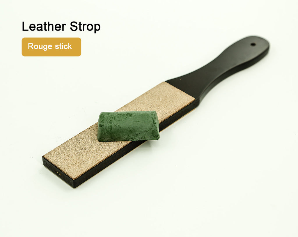 Kyoshin Elle Leather Strop with Rouge Stick – LeatherMob