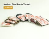 Medium Fine Ramie Thread 30m 3 Ply Twisted Sewing Japan Leathercraft Leather Craft Tool Cords